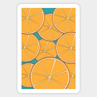 Orange Summer Sticker